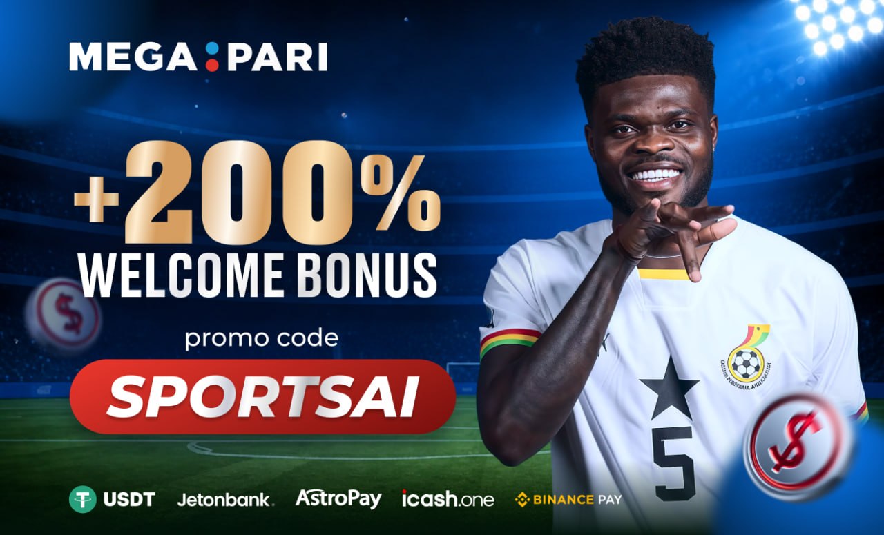 Megapari — 200% welcome bonus, promo code SPORTSAI